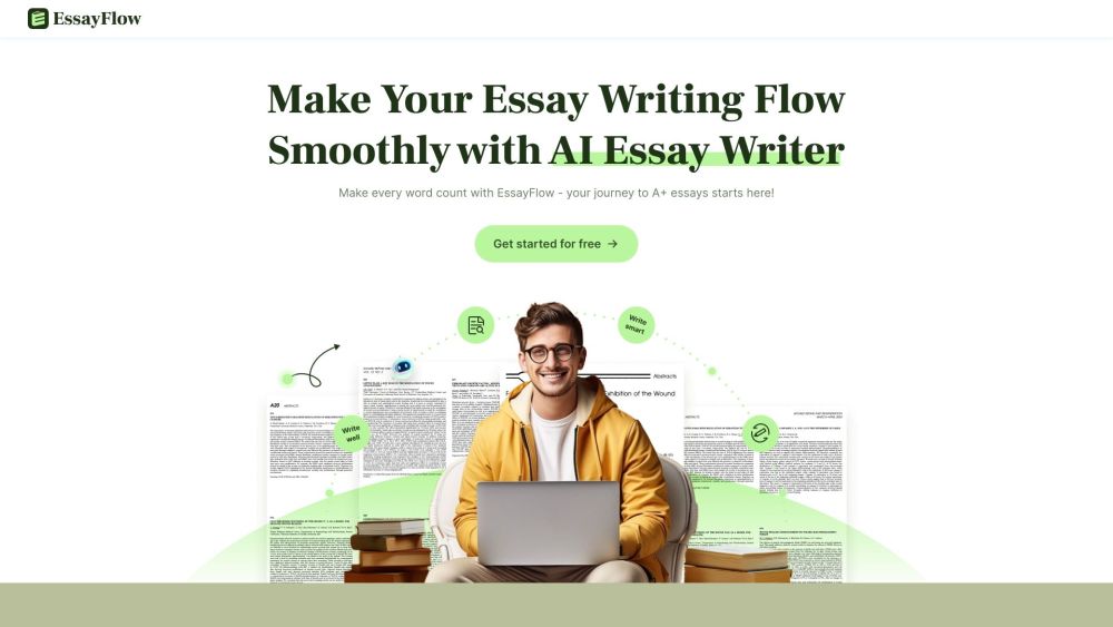 Essayflow Ai website screenshot