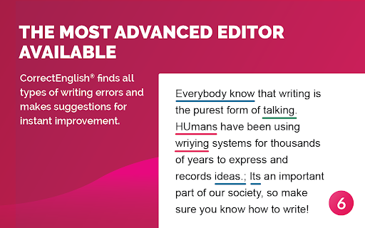 Correctenglish website screenshot