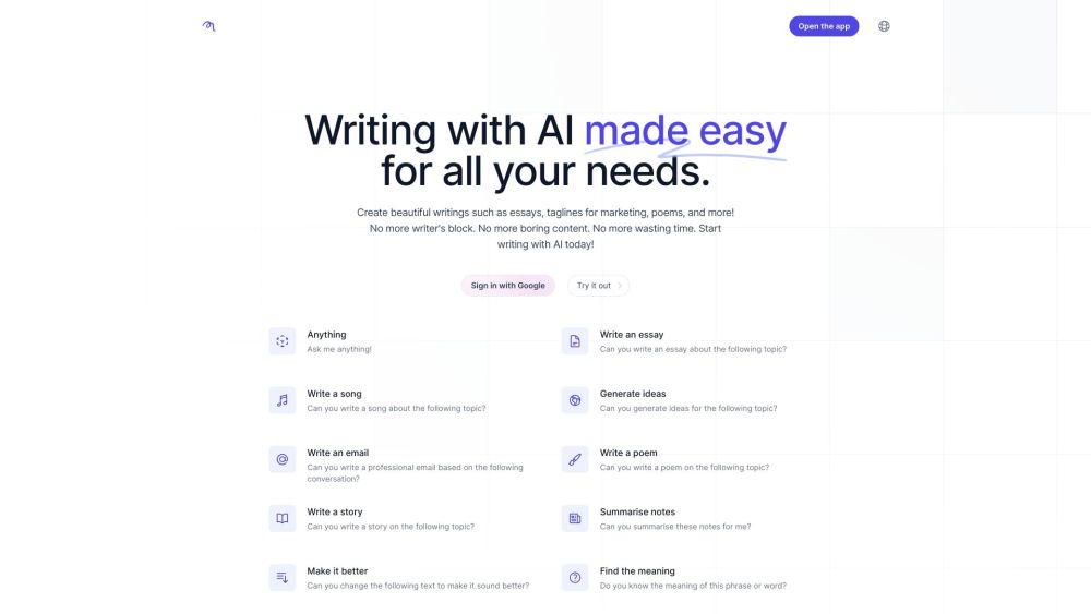 Rubgygpt Ai website screenshot