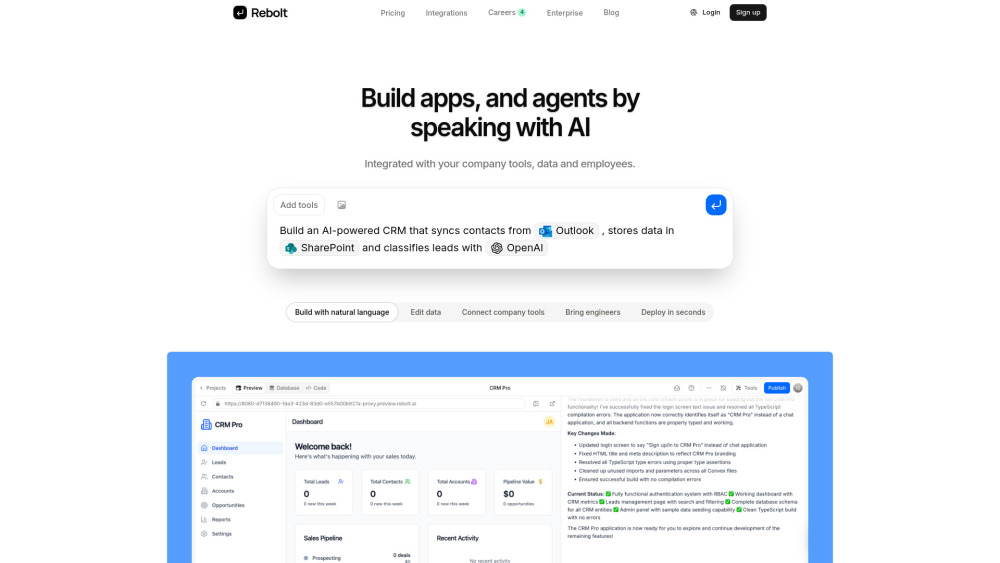 Rebolt website screenshot