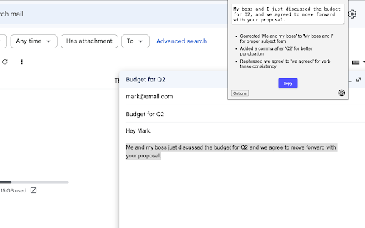 Sagai Writing Assistant website screenshot