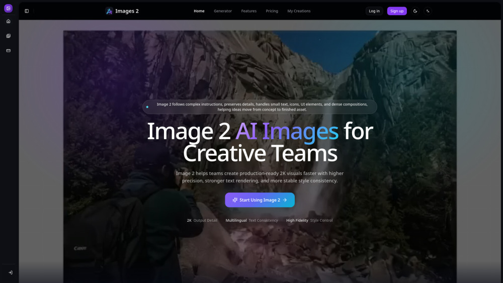 Image 2 website screenshot