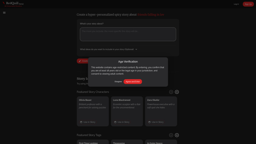 Redquill Net website screenshot
