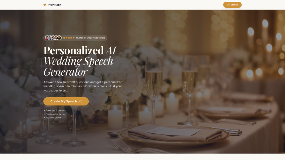 Evermore Bliss website screenshot