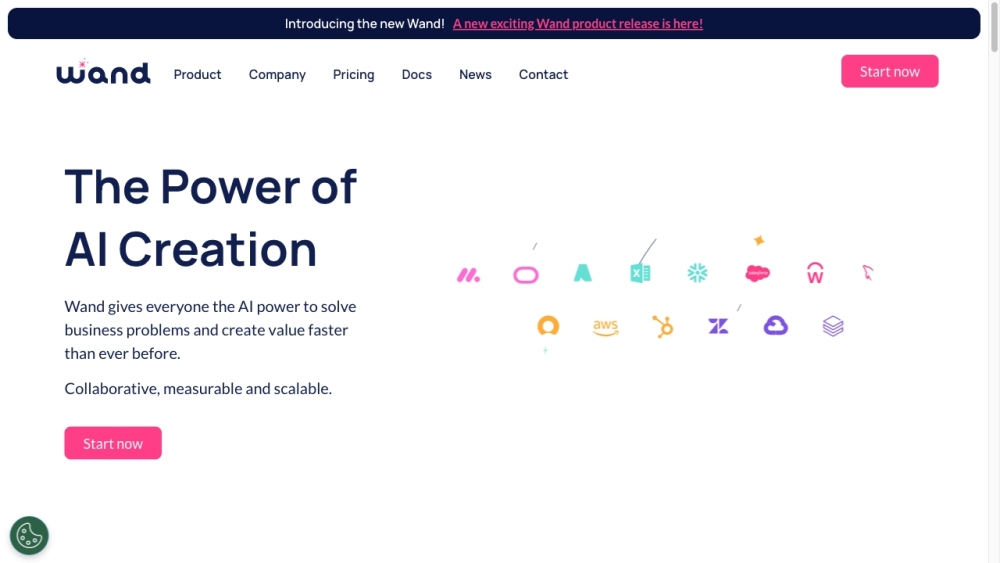 Wand Ai website screenshot