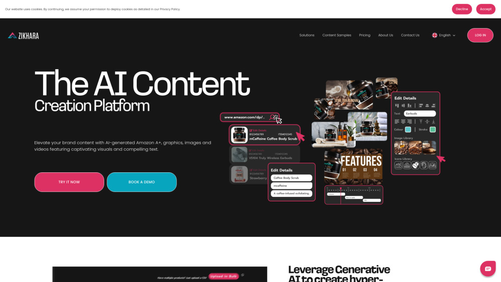 Zikhara Ai website screenshot