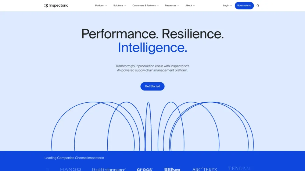 Inspectorio website screenshot
