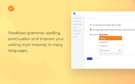 WProofreader AI website screenshot