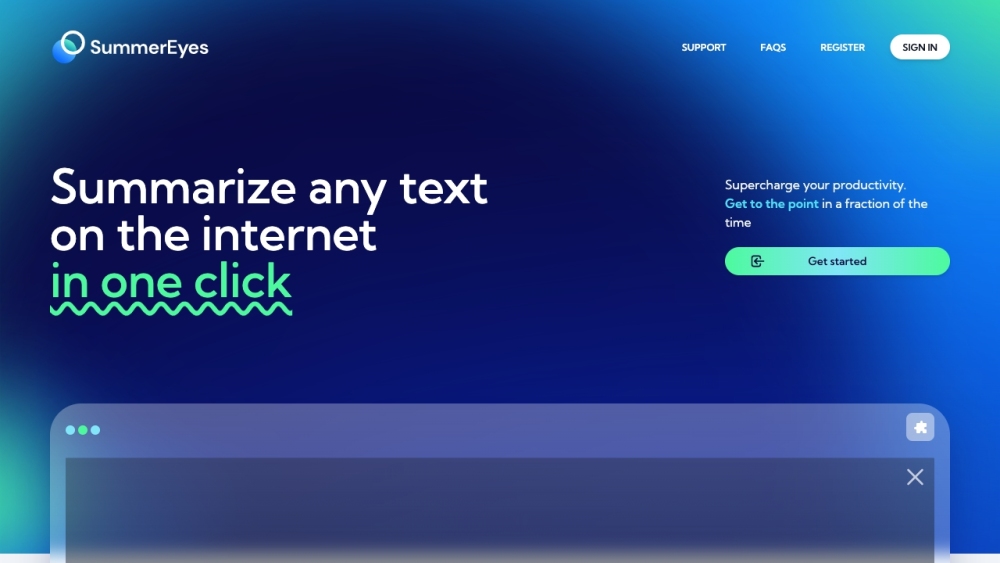 Summereyes website screenshot