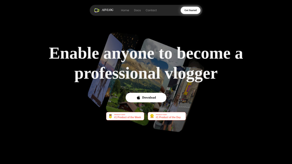 Aivlog website screenshot