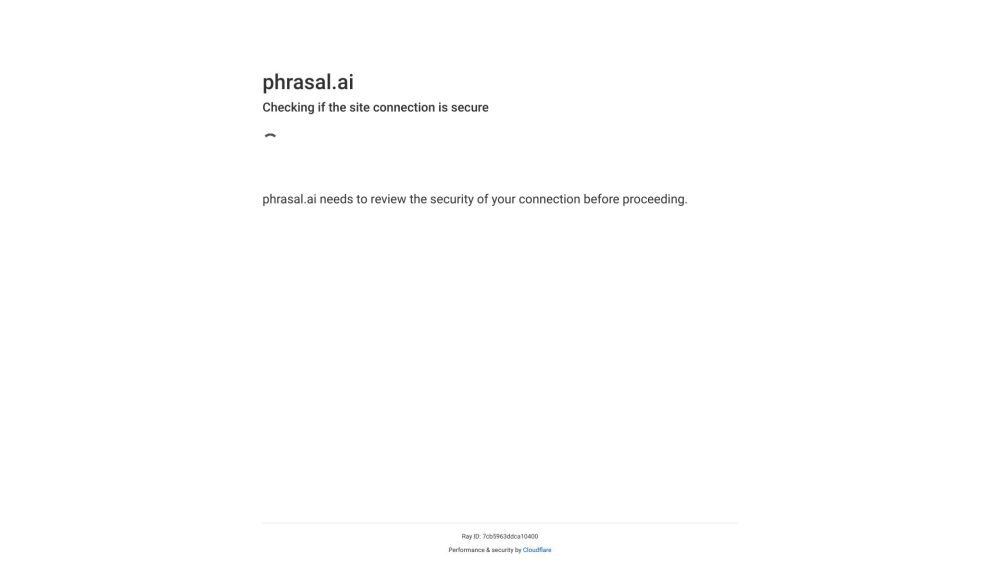 Phrasal AI website screenshot