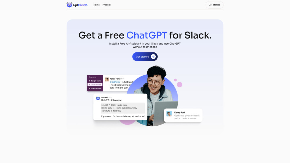 Gptpanda website screenshot