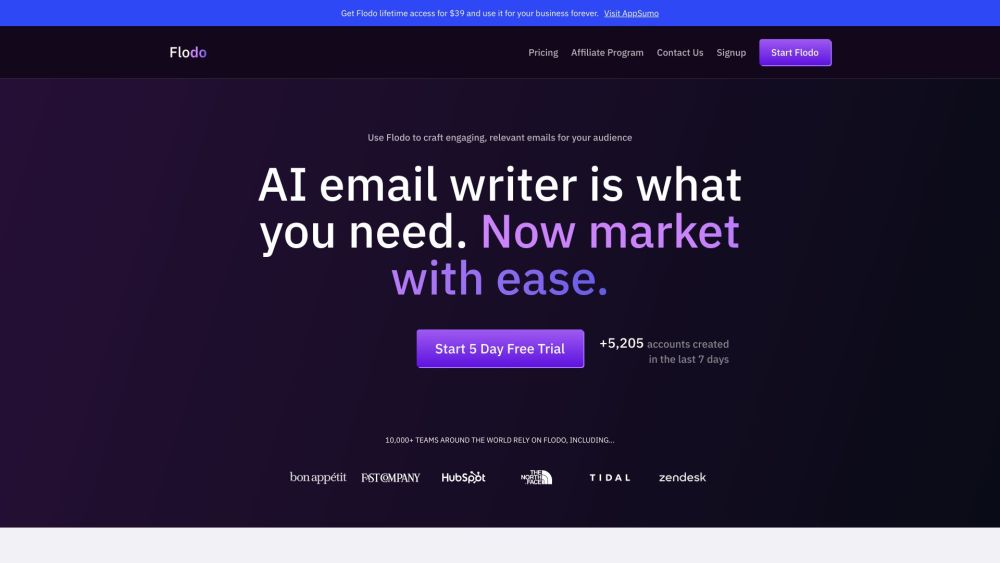 F website screenshot