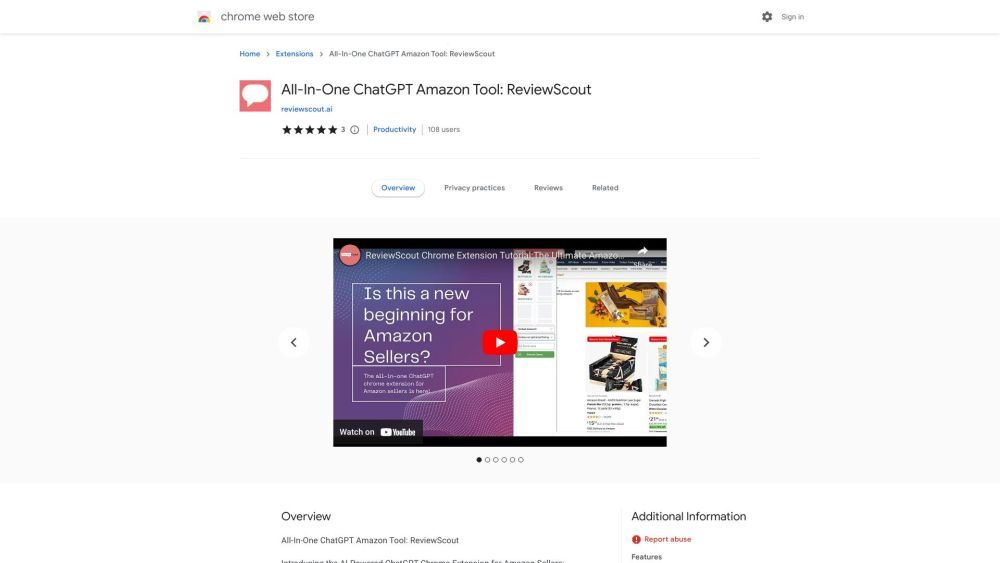 R website screenshot