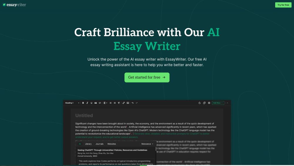 Essaywriter Io website screenshot