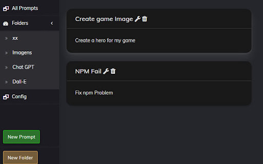 My Ai Prompt website screenshot