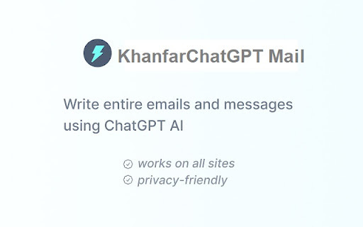 Khanfarchatgpt Mail website screenshot