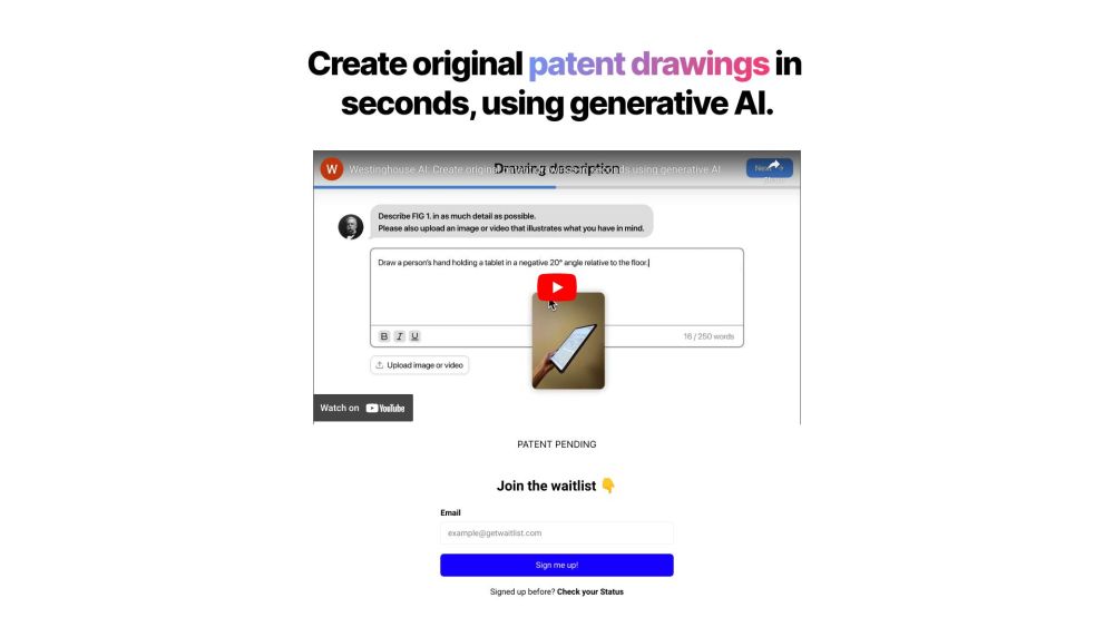 W website screenshot