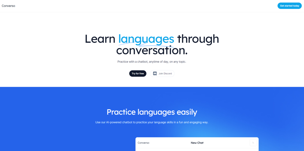 C website screenshot