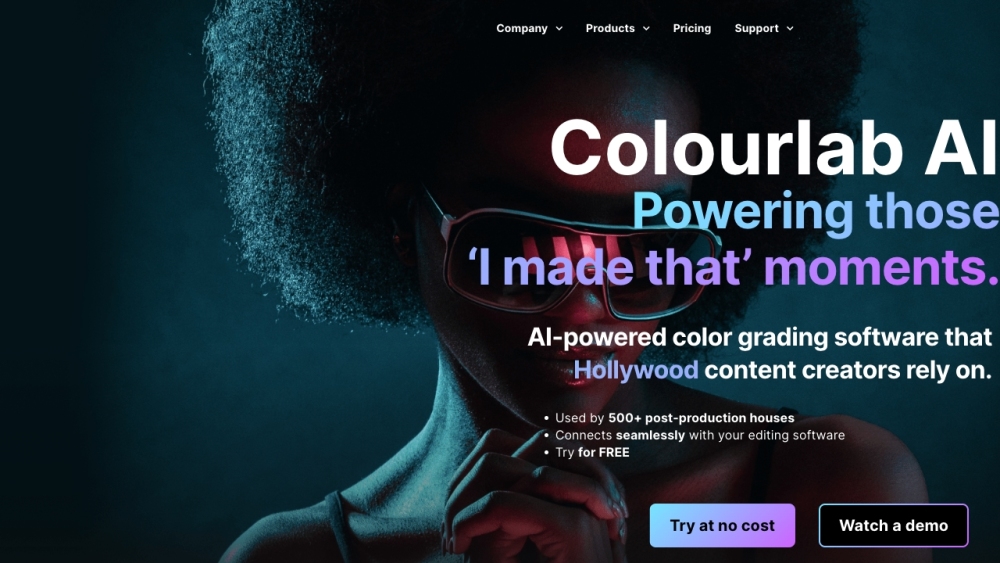 Colourlab website screenshot