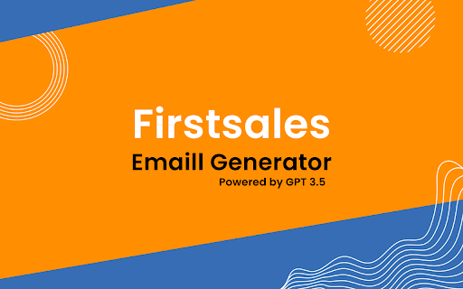 Firstsales Io Email Generator website screenshot