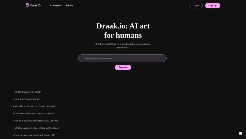 D website screenshot