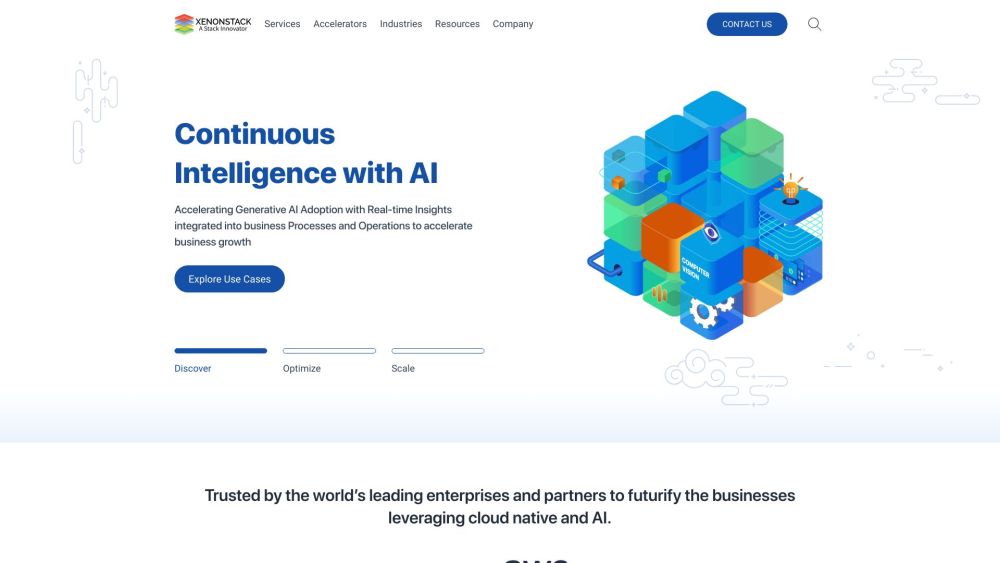 Xenonstack website screenshot
