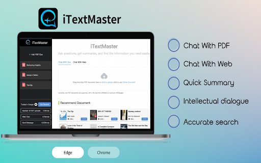 Itextmaster Chatpdf Ppt Ai With Chatgpt website screenshot