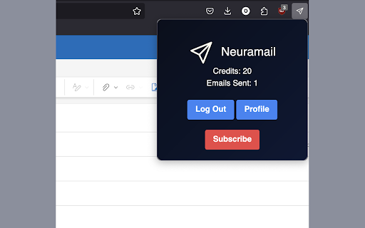 Neuramail website screenshot