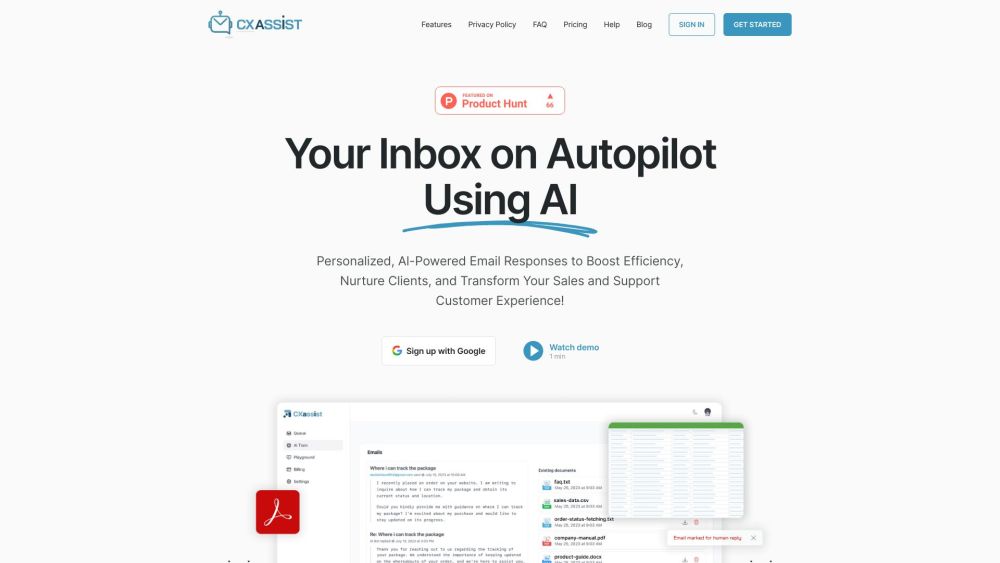 Cxassist website screenshot