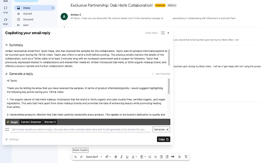 Keble Online Business Co Pilot website screenshot