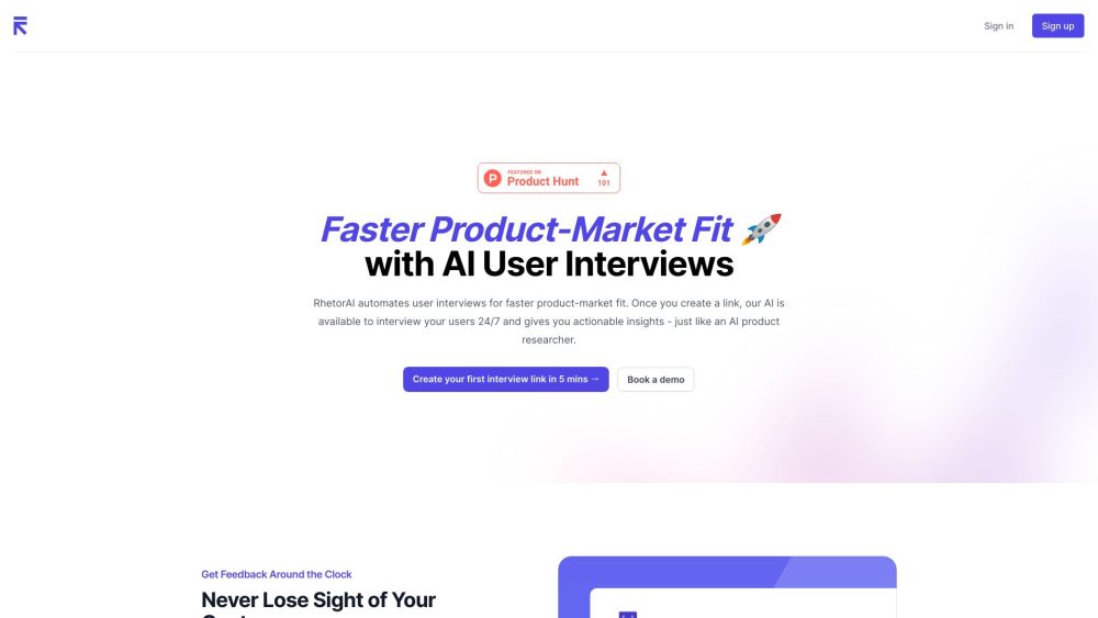 R website screenshot