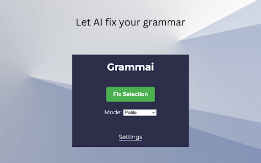 Grammai Ai Grammar Checker Gpt Powered website screenshot