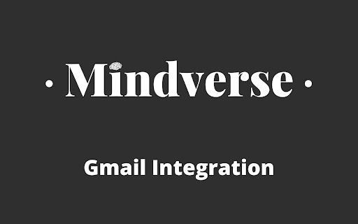 Mindverse Gmail website screenshot