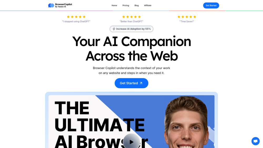 Browsercopilot Ai website screenshot