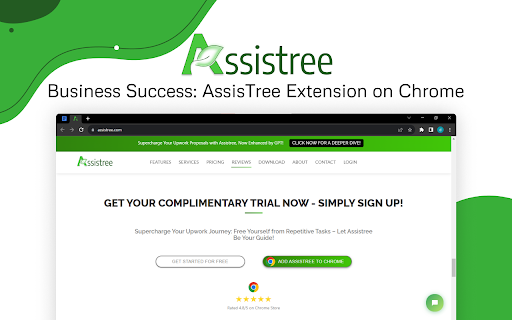 Assistree website screenshot