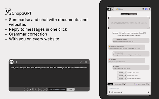 Chapa Your Ai Assistant Powered By Gpt website screenshot