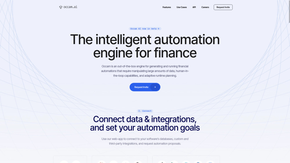 Occam AI website screenshot