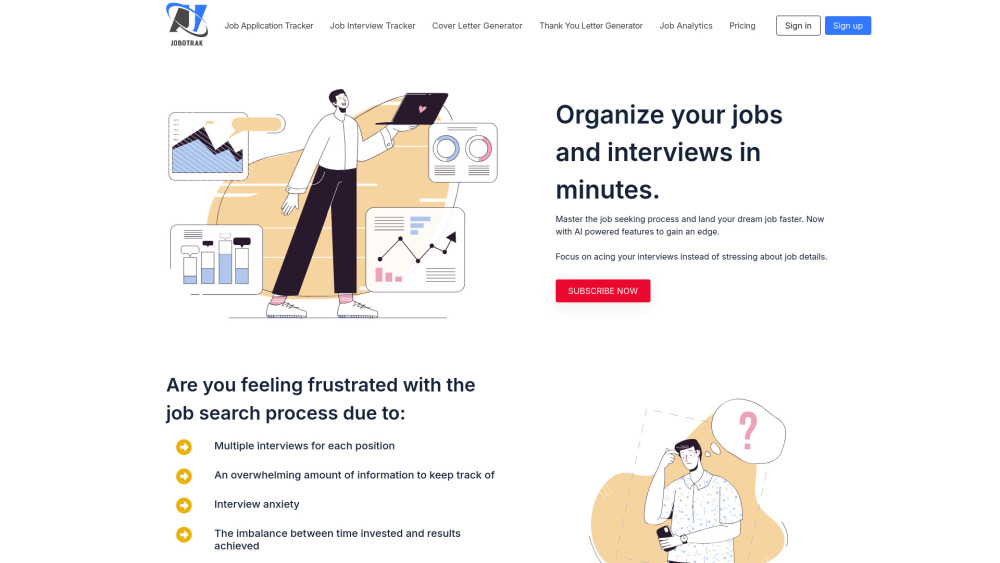 Jobotrak website screenshot