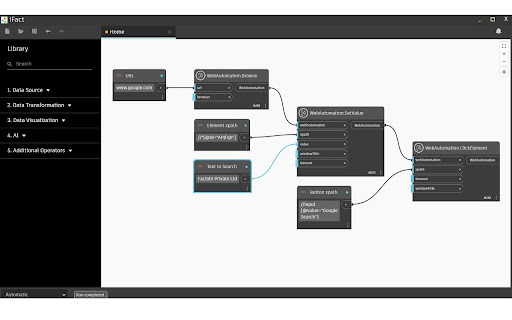 Factobi Automation website screenshot