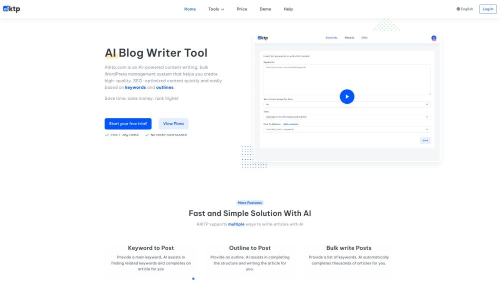 AIKTP website screenshot