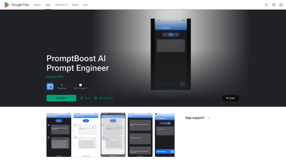 PromptBoost AI Prompt Engineer website screenshot