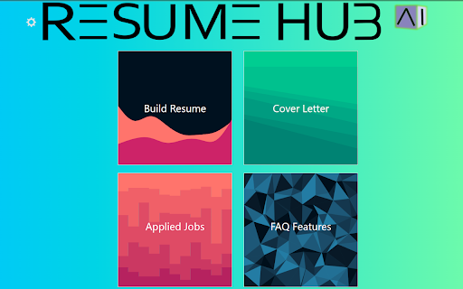 Resume Hub website screenshot