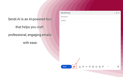 Sendr AI website screenshot