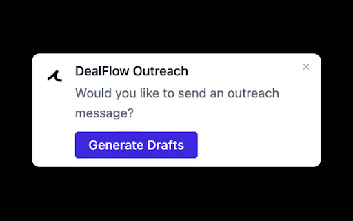Dealflow Outreach Linkedin Automation website screenshot