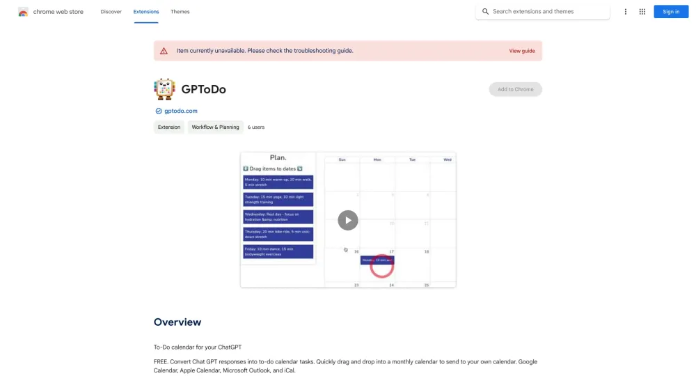 Gptodo website screenshot