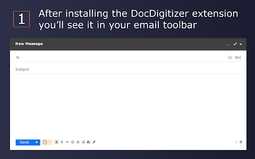 Docdigitizer Invoice Extractor website screenshot
