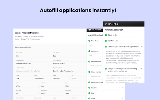 Your personal AI job search assistant website screenshot