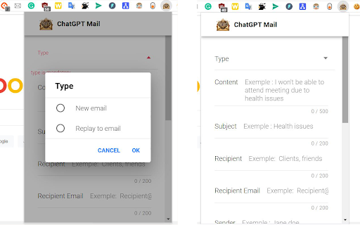 Chatgpt Mail website screenshot