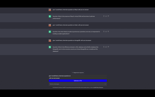 Chatgpt Line By Line File Uploader website screenshot